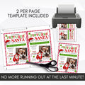 santa claus is coming party invitation